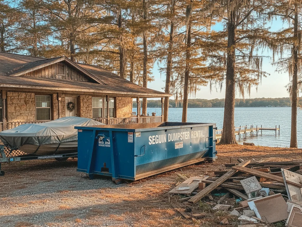 Dumpster rental in McQueeney, TX